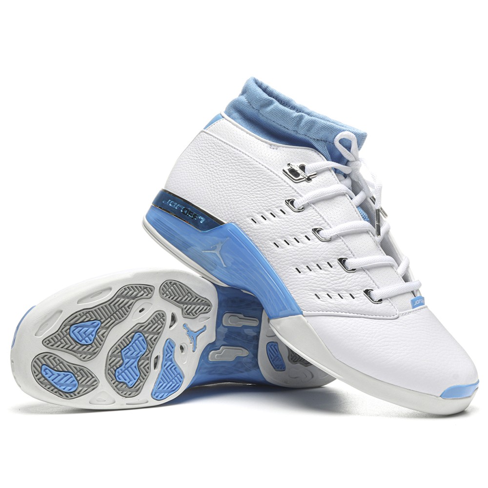 TBkicks Air Jordan 17 Low UNC White/Blue