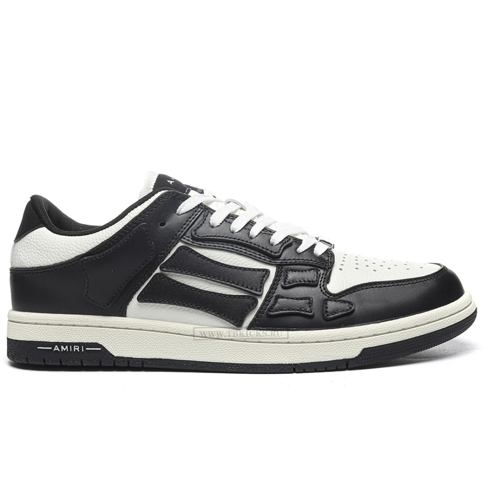 TBkicks AMIRI Skel Top Low Black White 2021