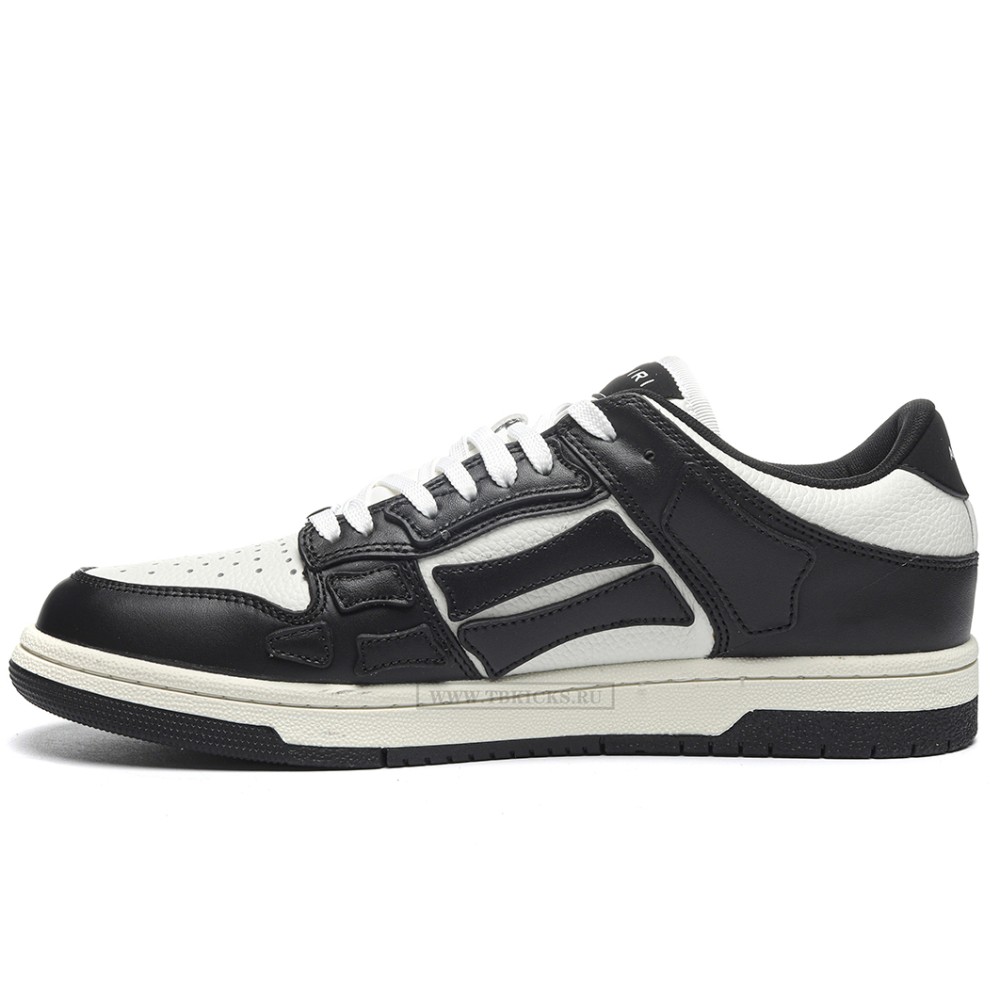 TBkicks AMIRI Skel Top Low Black White 2021