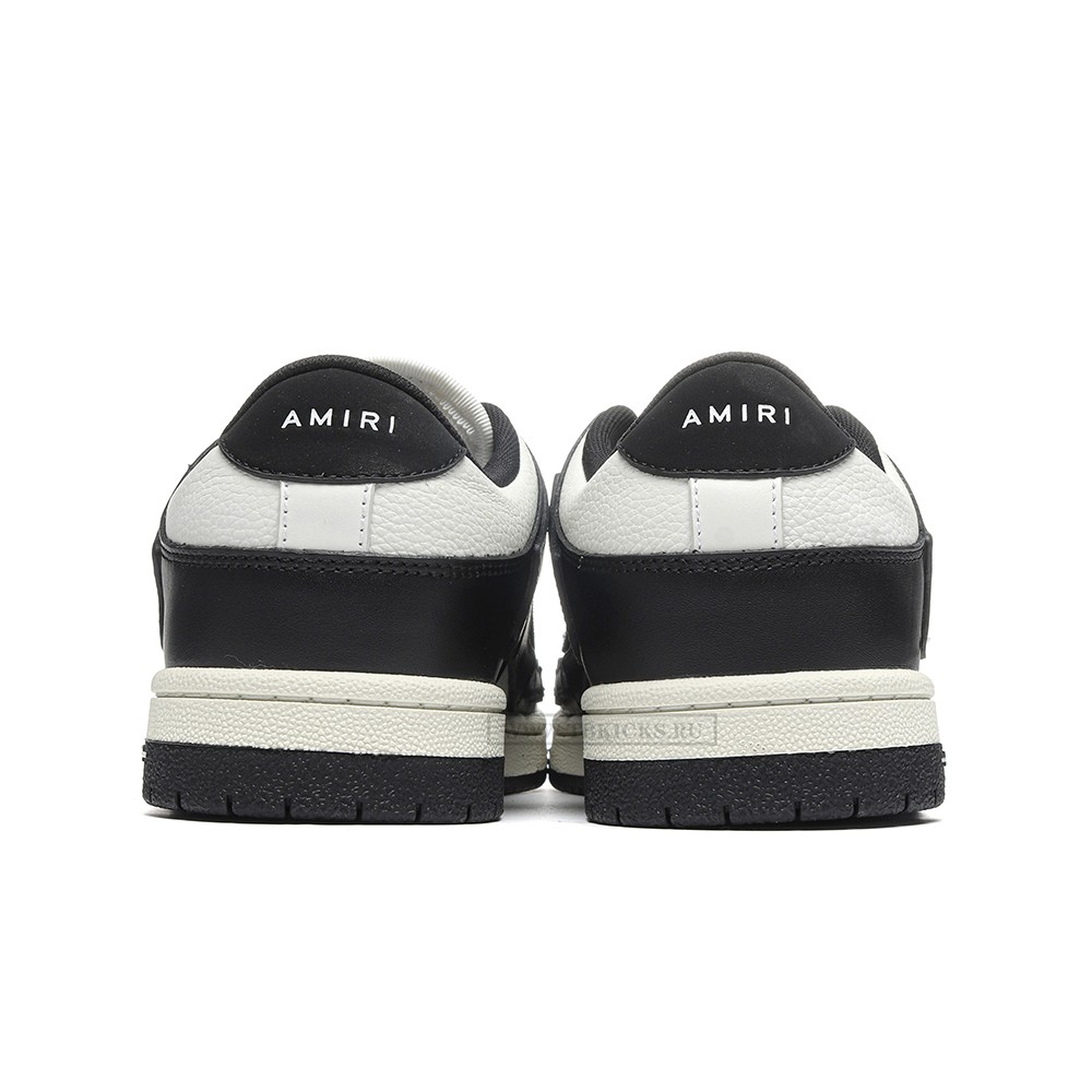 TBkicks AMIRI Skel Top Low Black White 2021