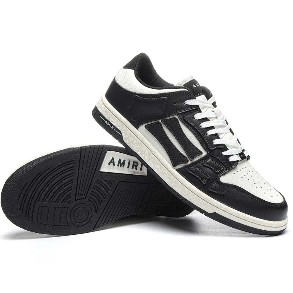 TBkicks AMIRI Skel Top Low Black White 2021