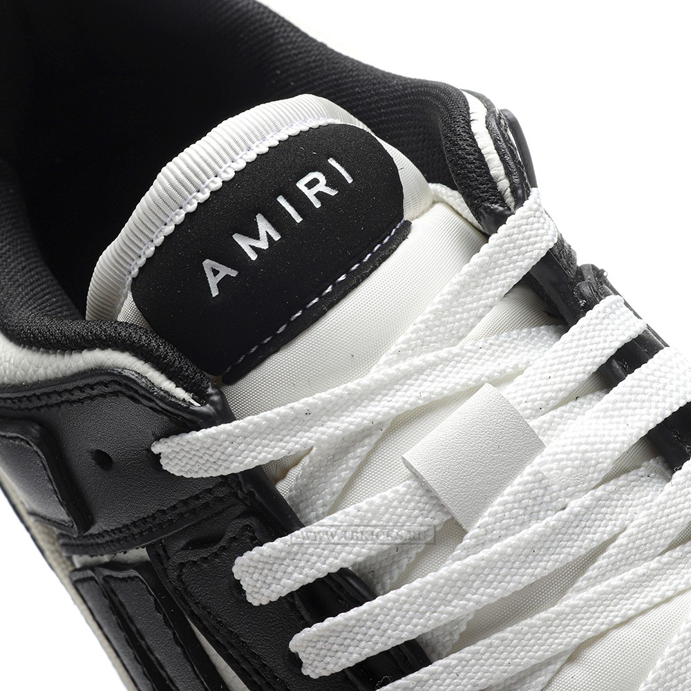 TBkicks AMIRI Skel Top Low Black White 2021