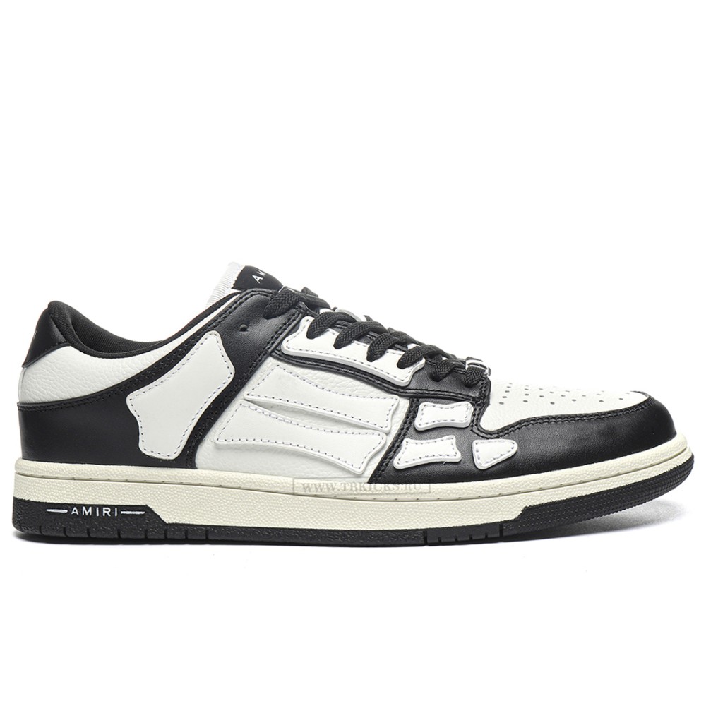 TBkicks AMIRI Skel Top Low Black White