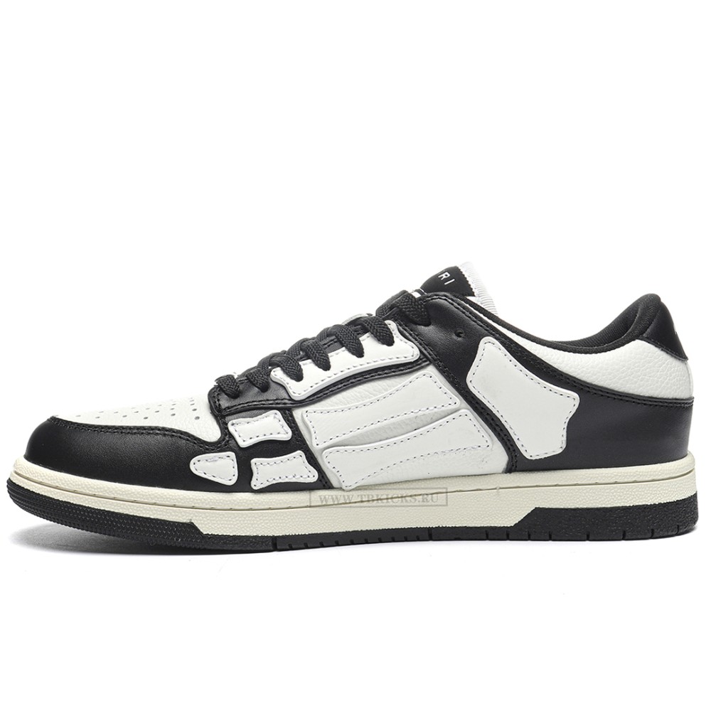TBkicks AMIRI Skel Top Low Black White