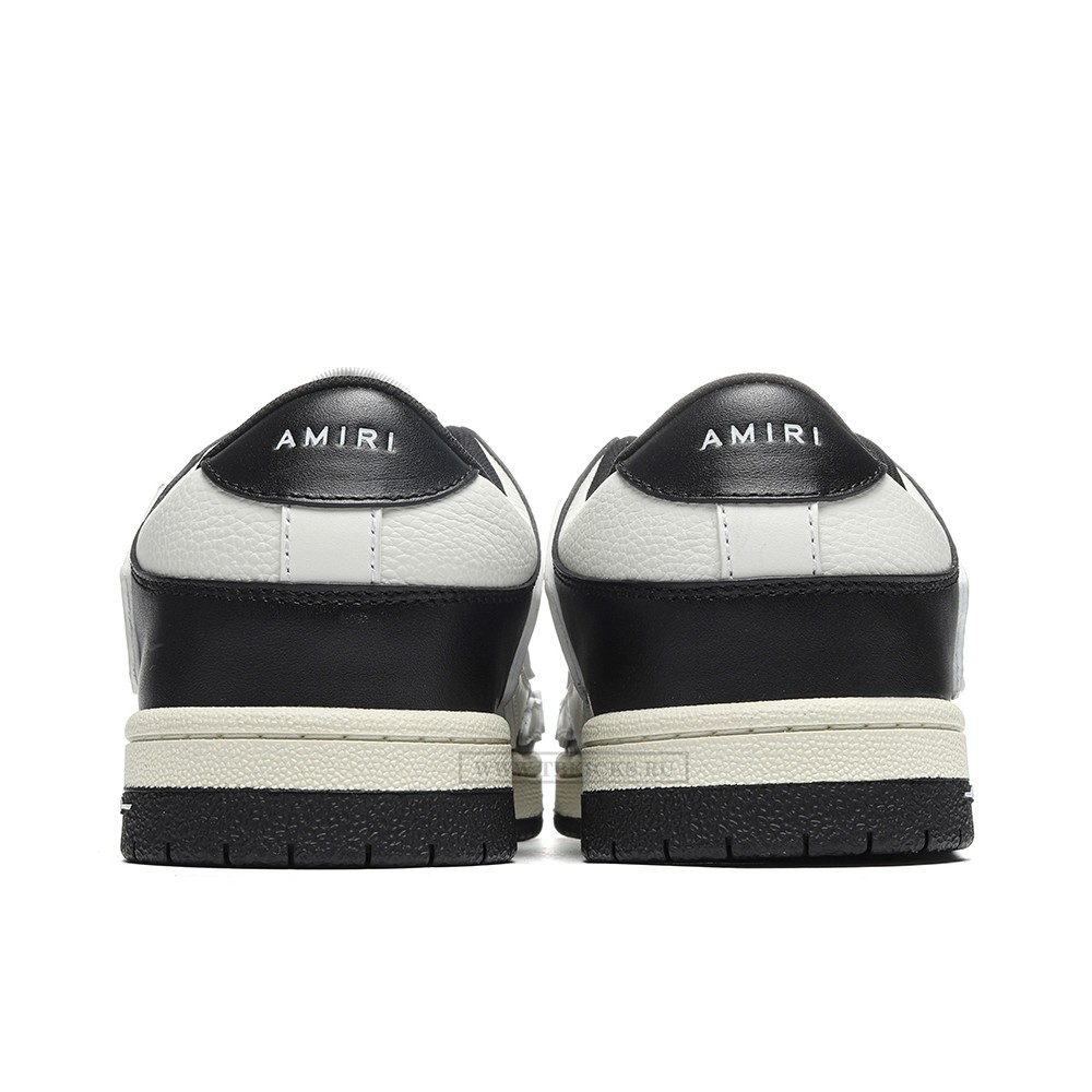 TBkicks AMIRI Skel Top Low Black White