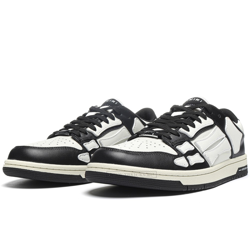 TBkicks AMIRI Skel Top Low Black White
