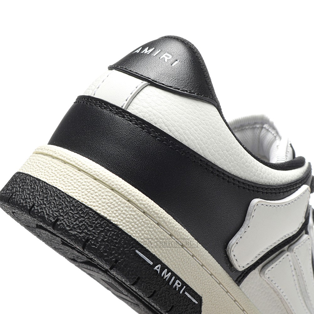 TBkicks AMIRI Skel Top Low Black White
