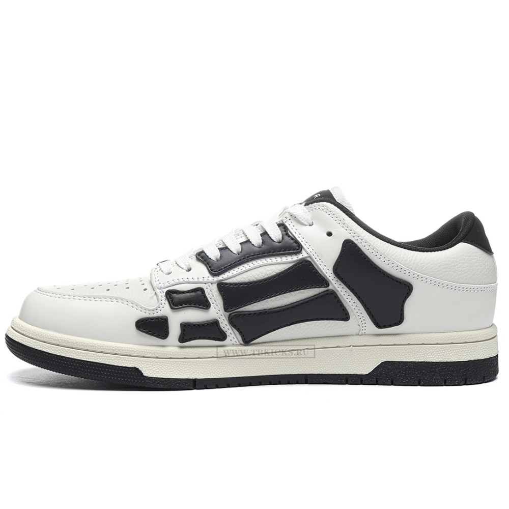 TBkicks Amiri Skel Top Low White Black White