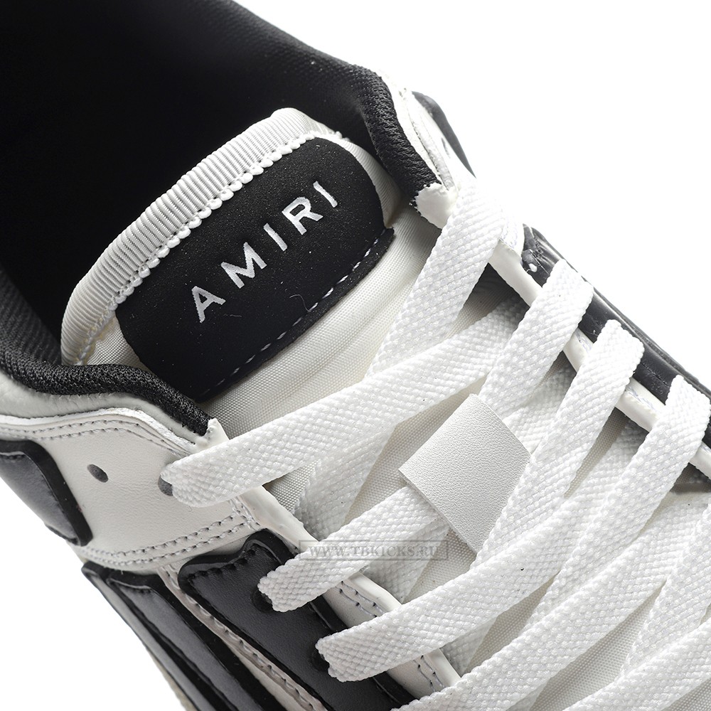TBkicks Amiri Skel Top Low White Black White