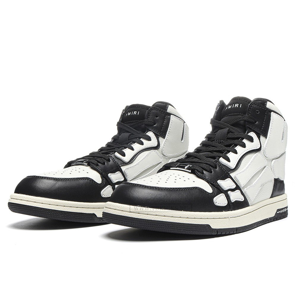 TBkicks AMIRI Skel Top Low Black White High-Top