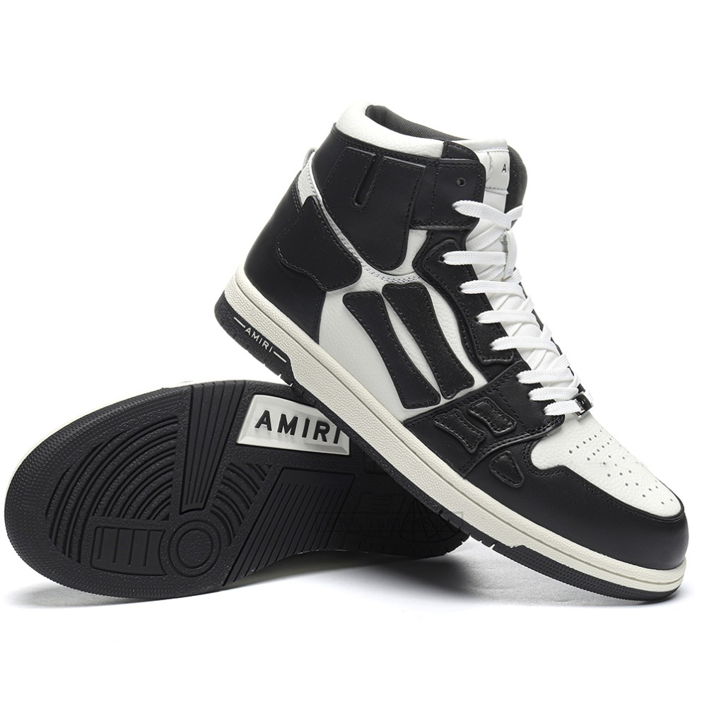 TBkicks AMIRI Skel Top Low Black White 2021 High-Top