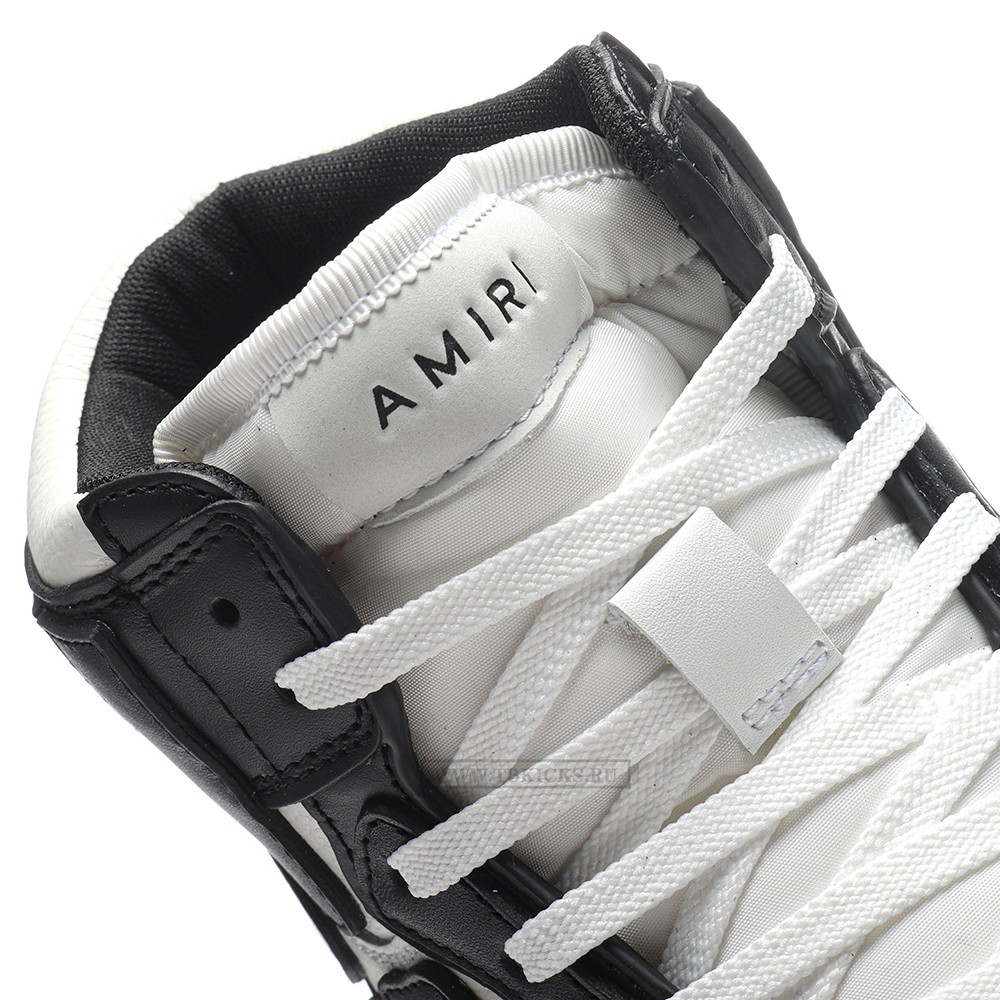 TBkicks AMIRI Skel Top Low Black White 2021 High-Top