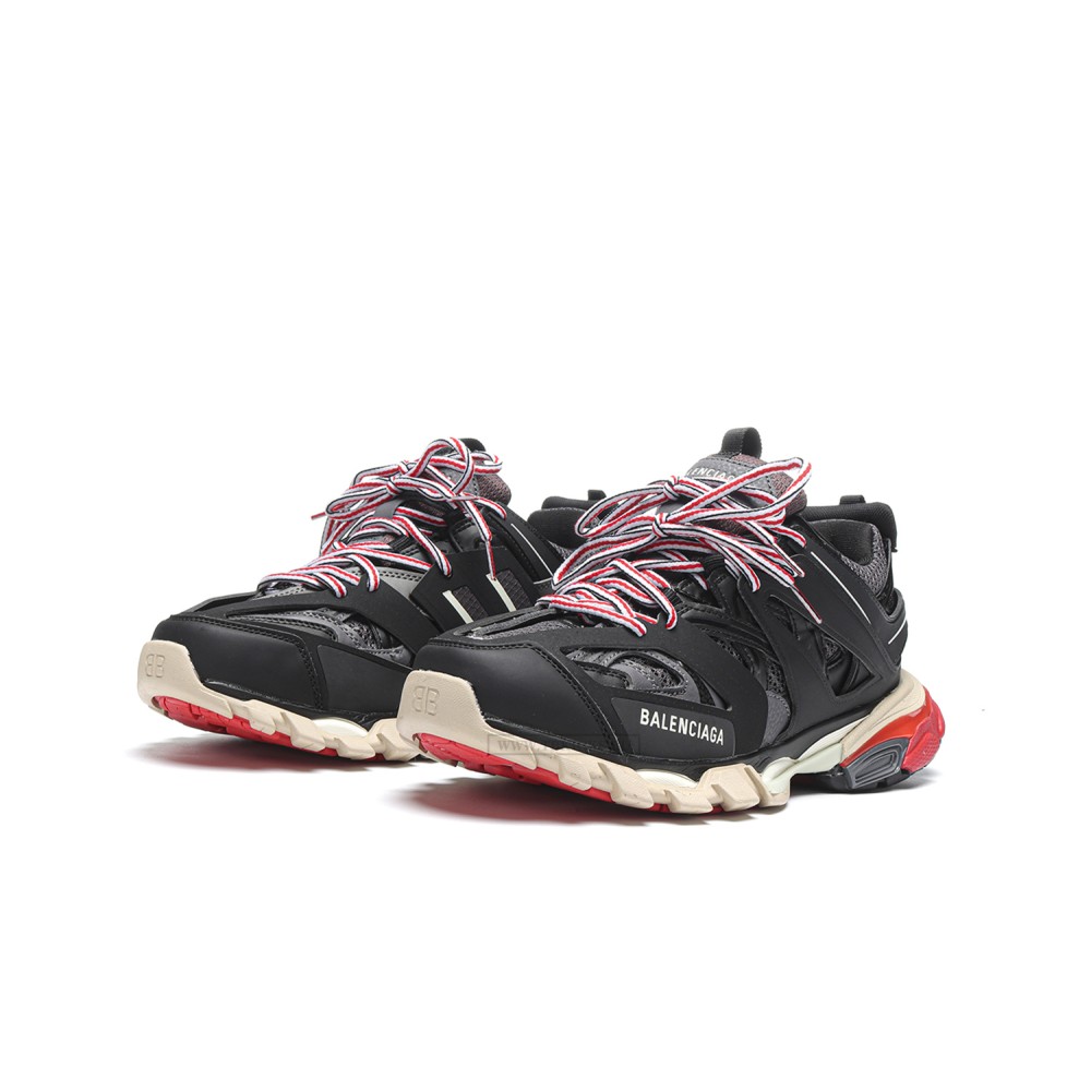 TBkicks Ba1enci*ga Track Black Grey Red