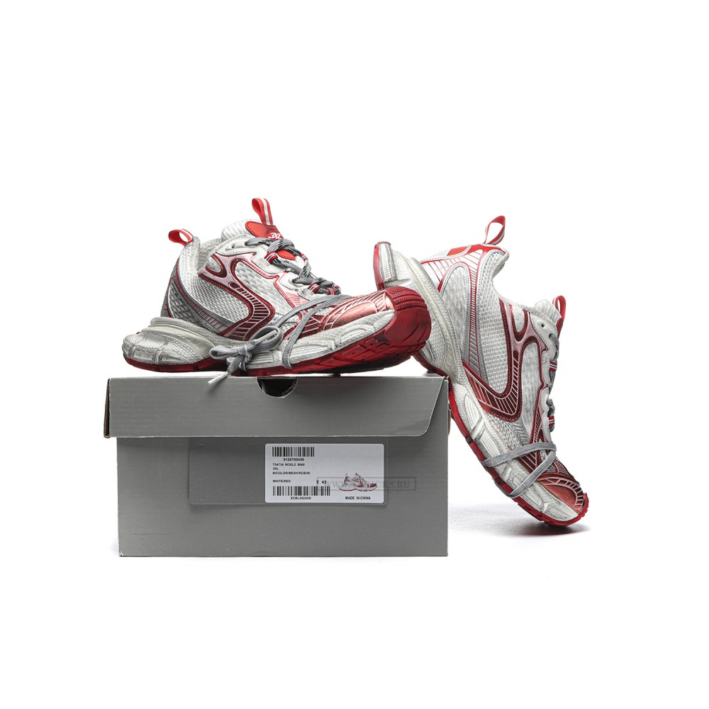 TBkicks Ba1enci*ga 3XL White Red