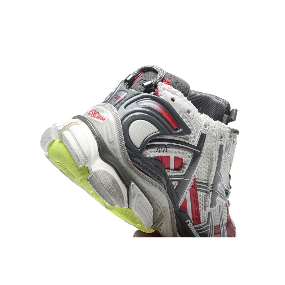 TBkicks Ba1enci*ga Runner Black White Red Neon Yellow