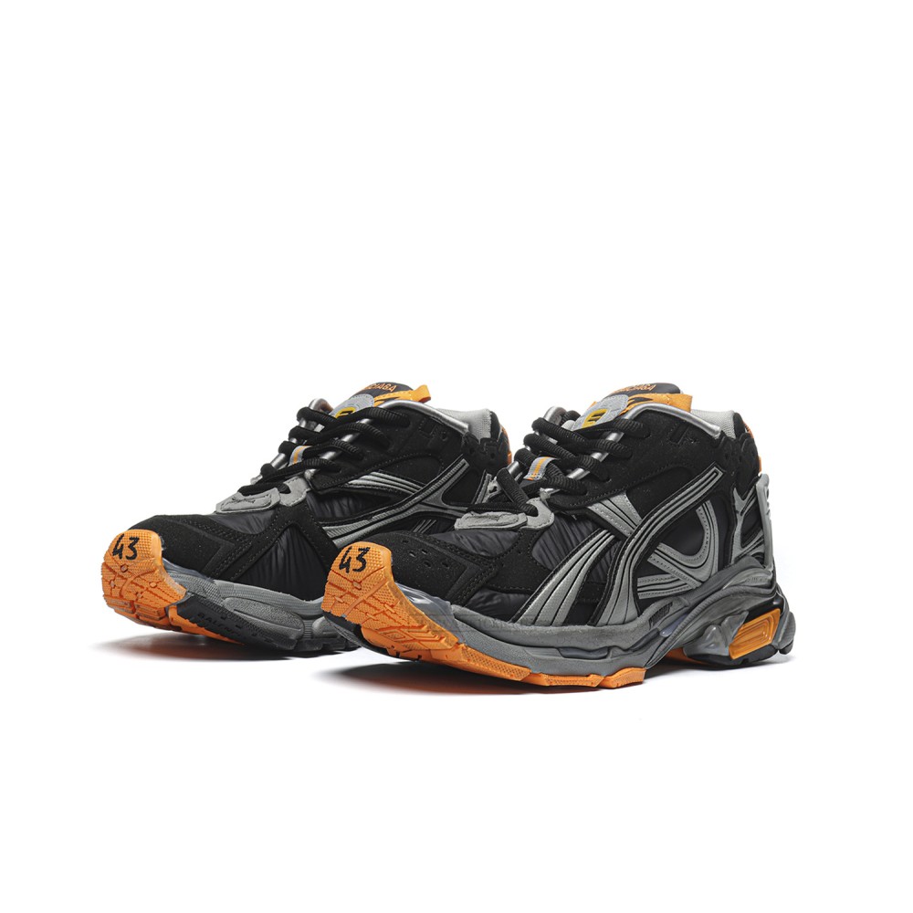 TBkicks Ba1enci*ga Runner Black Grey Orange