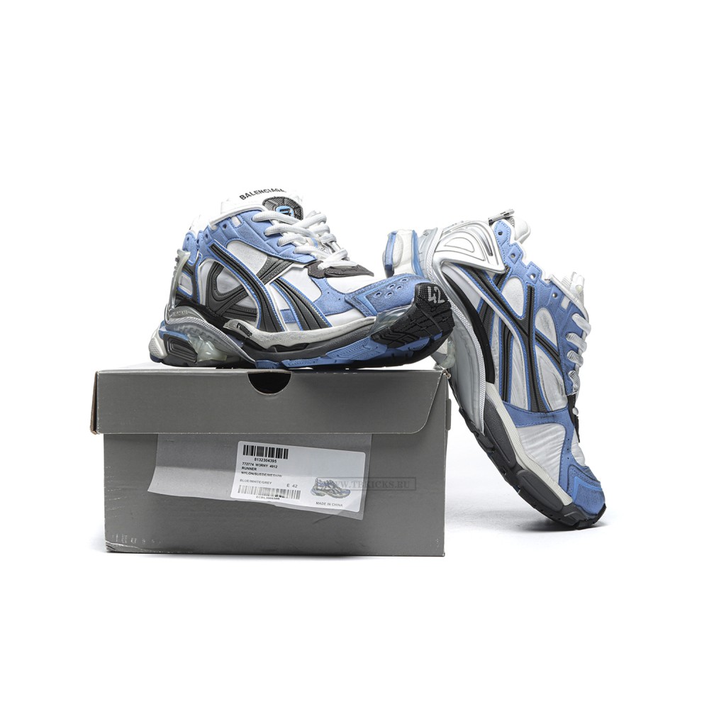 TBkicks Ba1enci*ga Runner Blue White Grey
