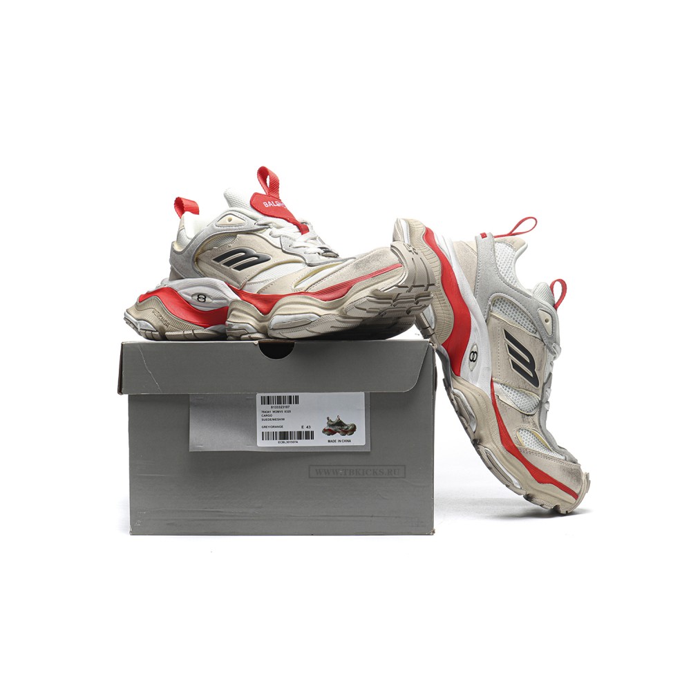 TBkicks Ba1enci*ga Cargo Grey Orange