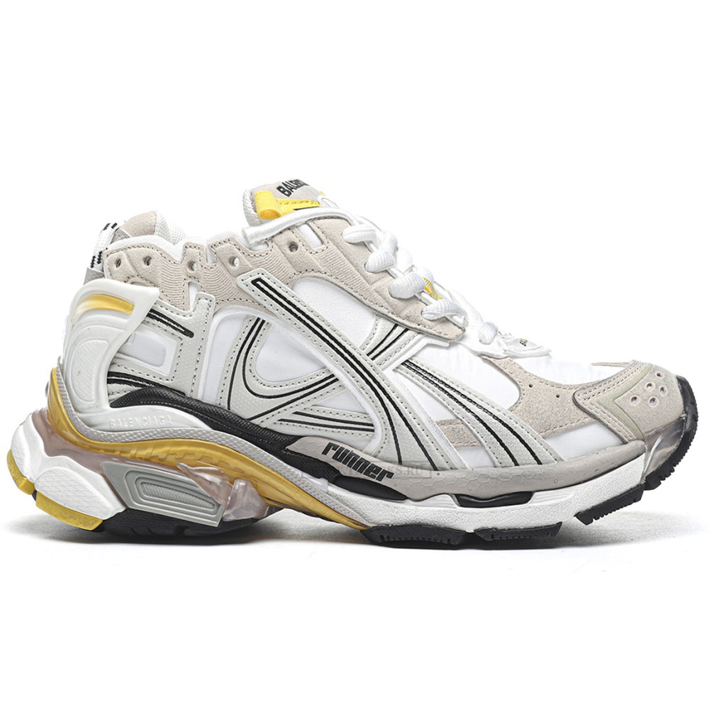 TBkicks Ba1enci*ga Runner Beige Yellow Nylon/Suede
