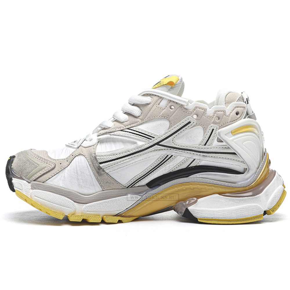 TBkicks Ba1enci*ga Runner Beige Yellow Nylon/Suede