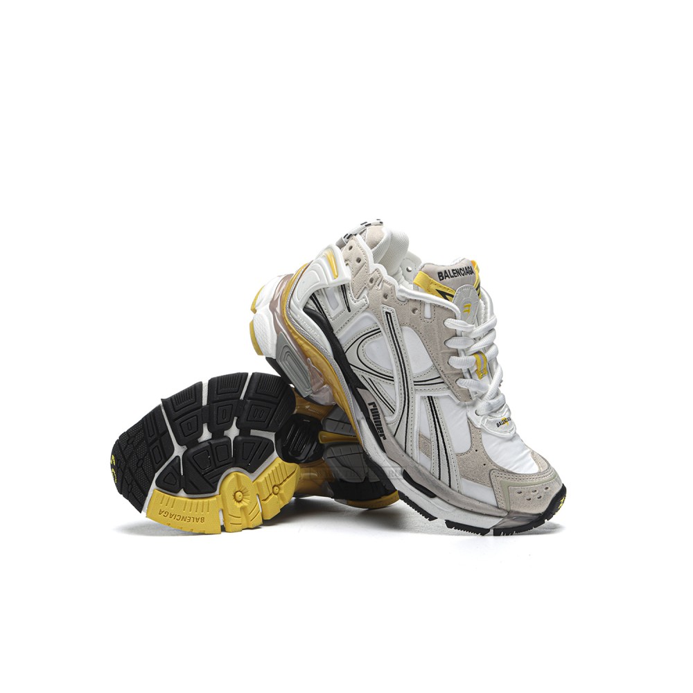TBkicks Ba1enci*ga Runner Beige Yellow Nylon/Suede
