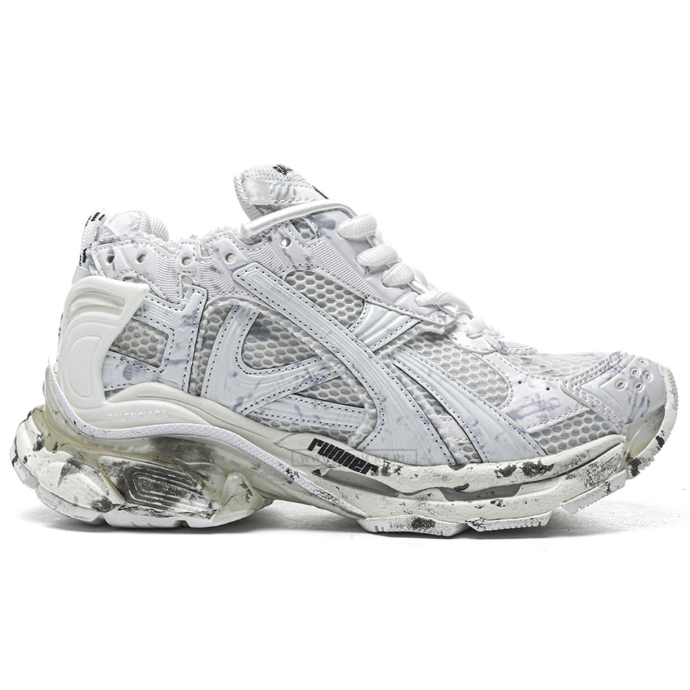TBkicks Ba1enci*ga Runner White Nylon