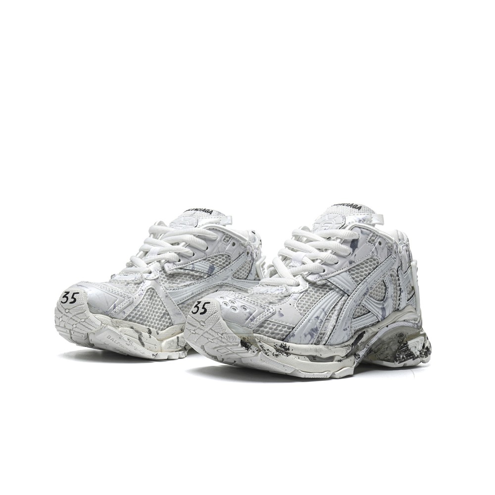 TBkicks Ba1enci*ga Runner White Nylon