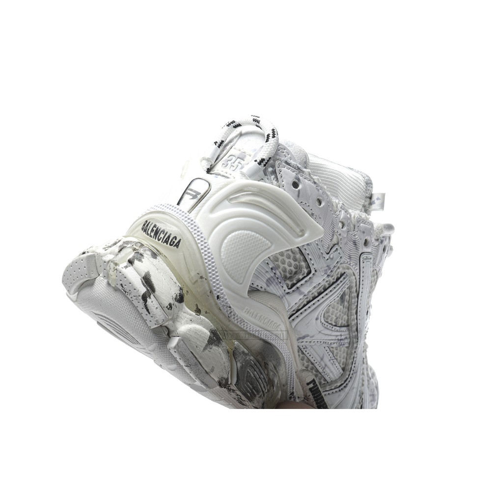TBkicks Ba1enci*ga Runner White Nylon