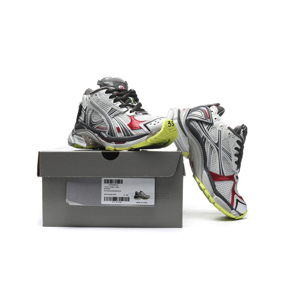TBkicks Ba1enci*ga Runner Red Grey Yellow