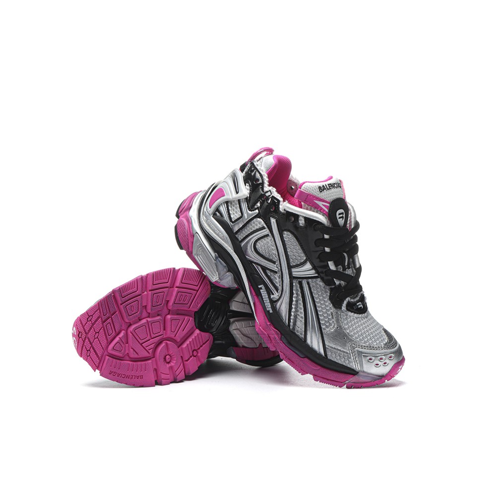 TBkicks Ba1enci*ga Runner Black Silver Pink