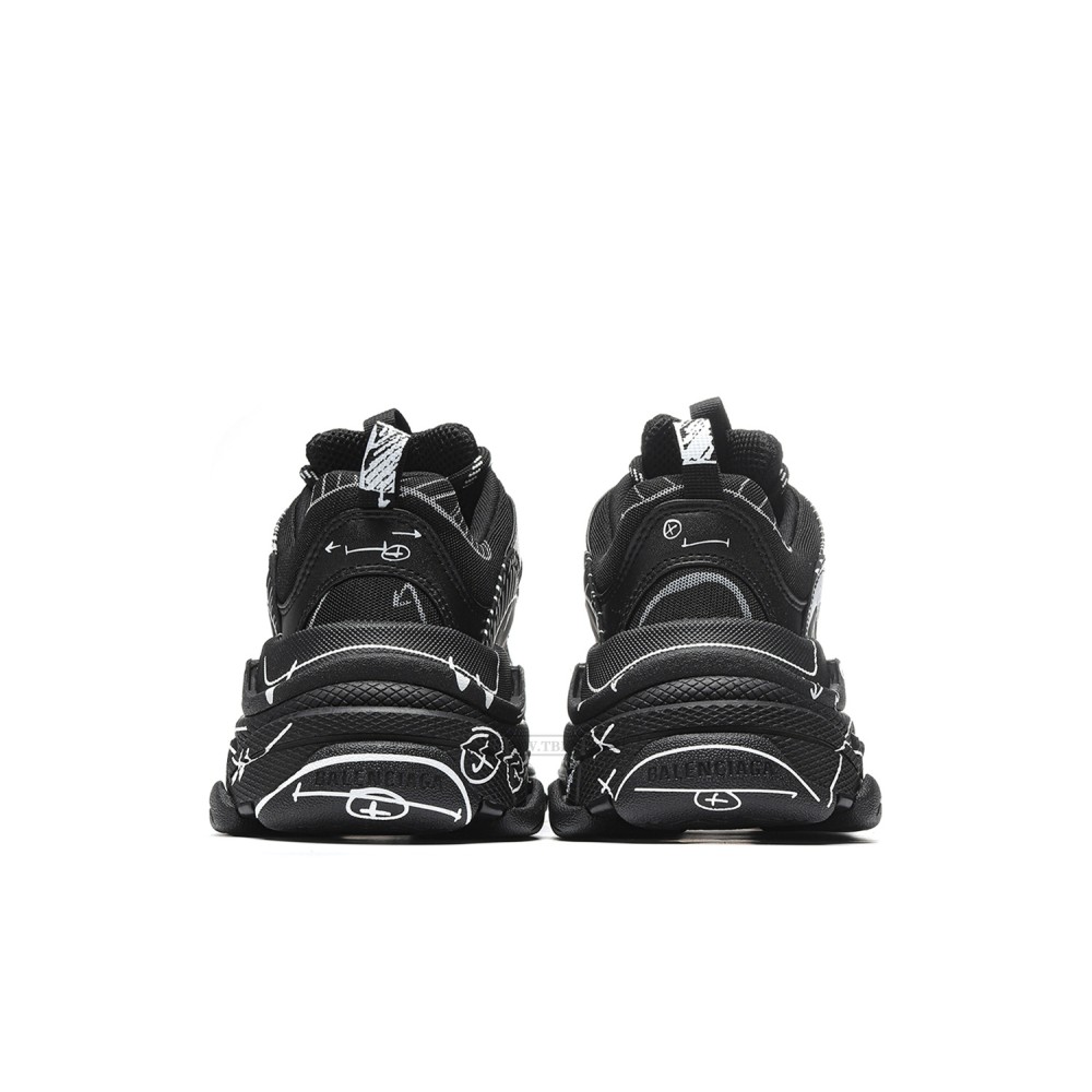 TBkicks Ba1enci*ga Triple S Black White