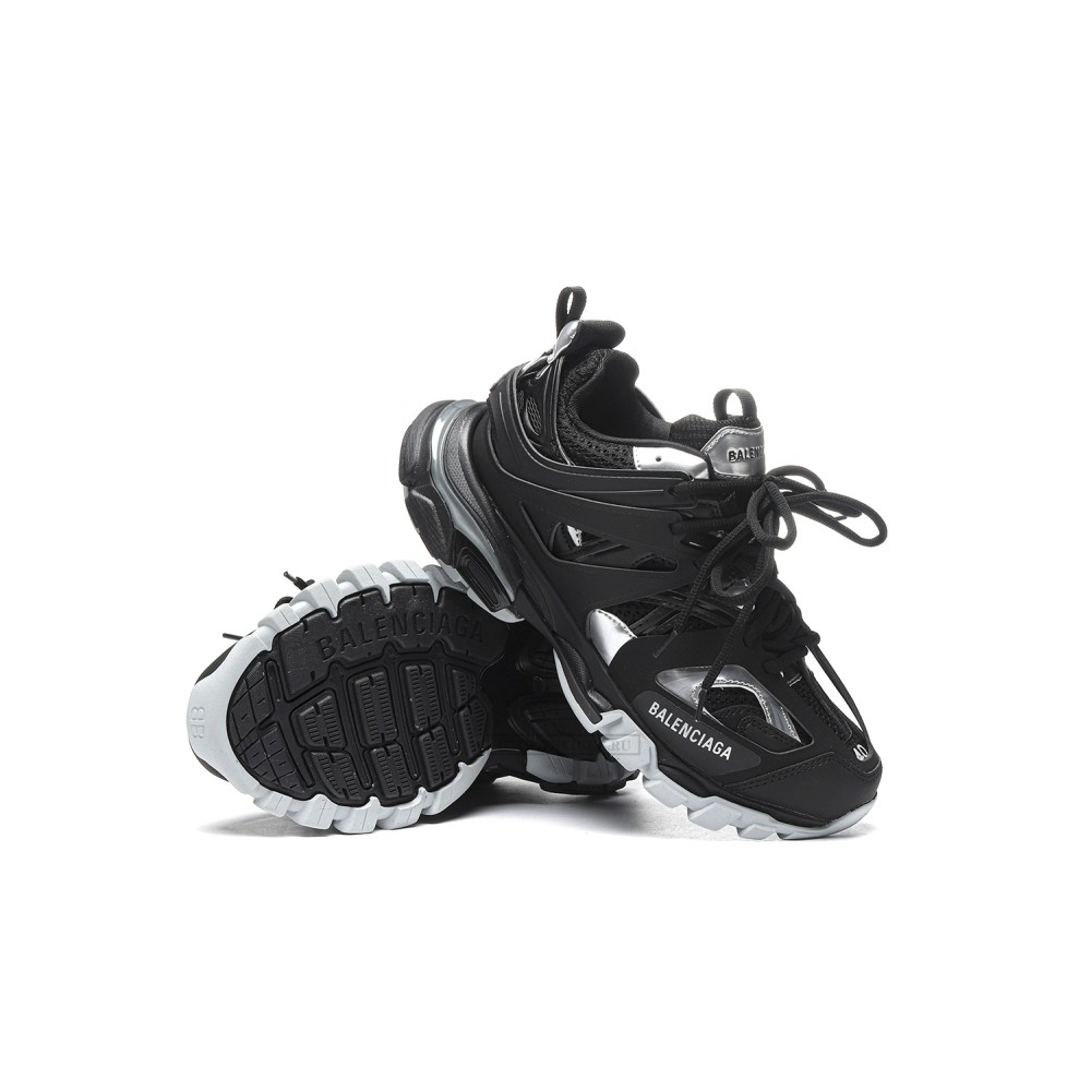 TBkicks Ba1enci*ga Track Black Silver
