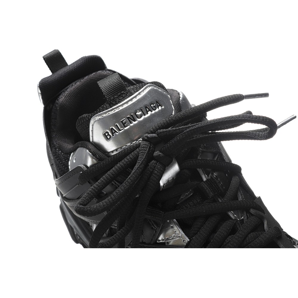 TBkicks Ba1enci*ga Track Black Silver