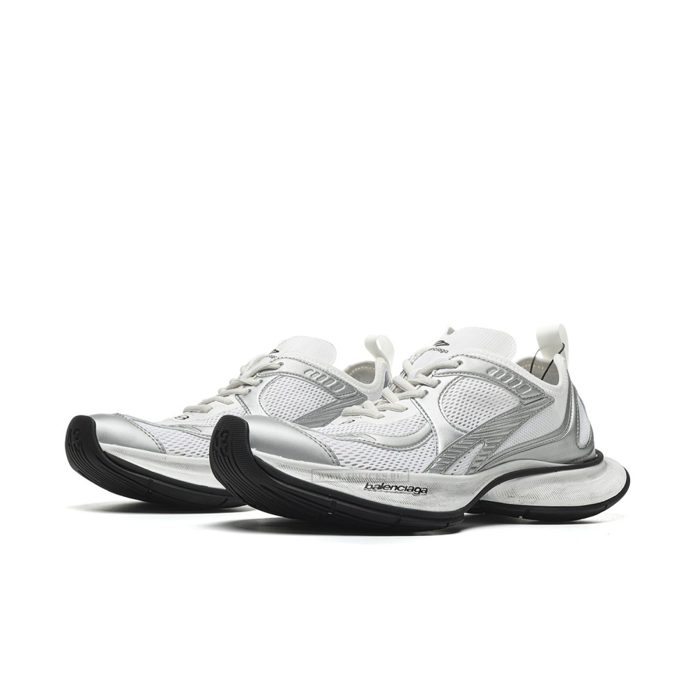 TBkicks Ba1enci*ga Circuit Sneaker White/Silver