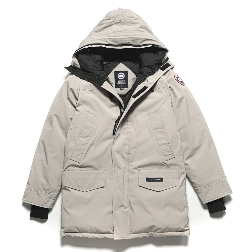 TBkicks Canada Gocse   Beige white    Expedition Parka