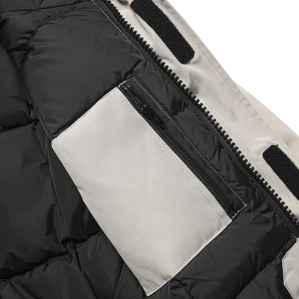 TBkicks Canada Gocse   Beige white    Expedition Parka