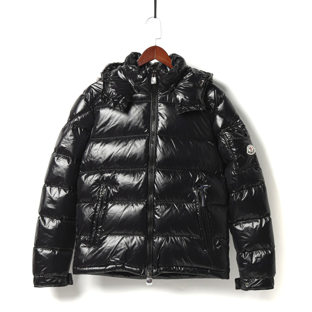 TBkicks *MONCER MAYA SHORT DOWN JACKET  Black