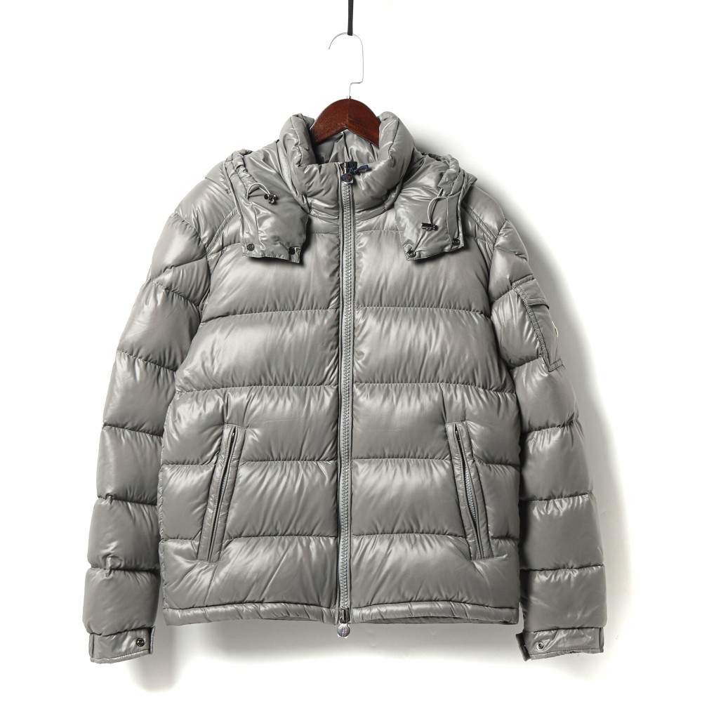 TBkicks *MONCER MAYA SHORT DOWN JACKET  Light gray