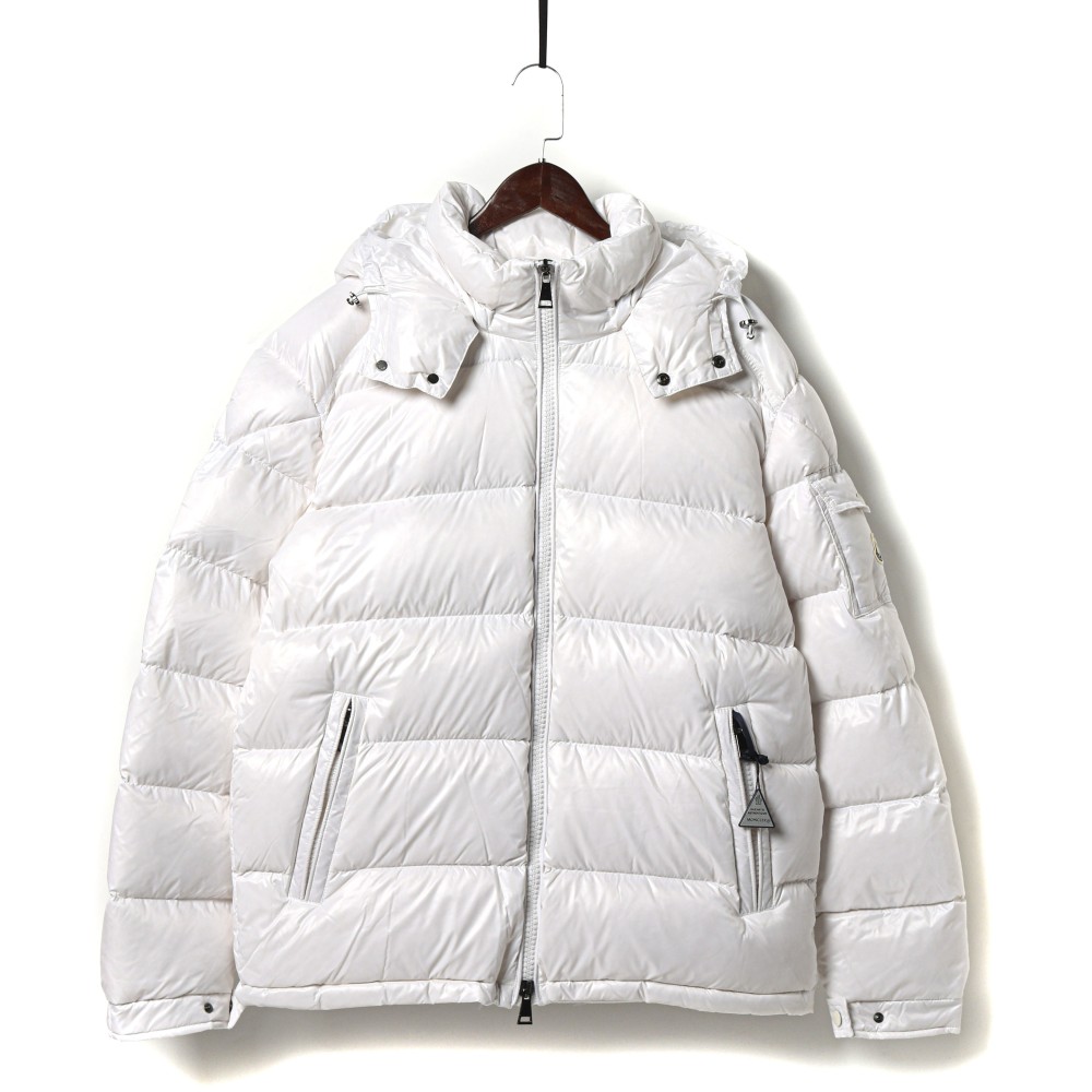 TBkicks *MONCER MAYA SHORT DOWN JACKET White
