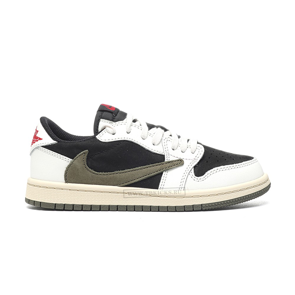TBkicks Travis Scott Air Jordan 1 Low OG SP Olive (PS)