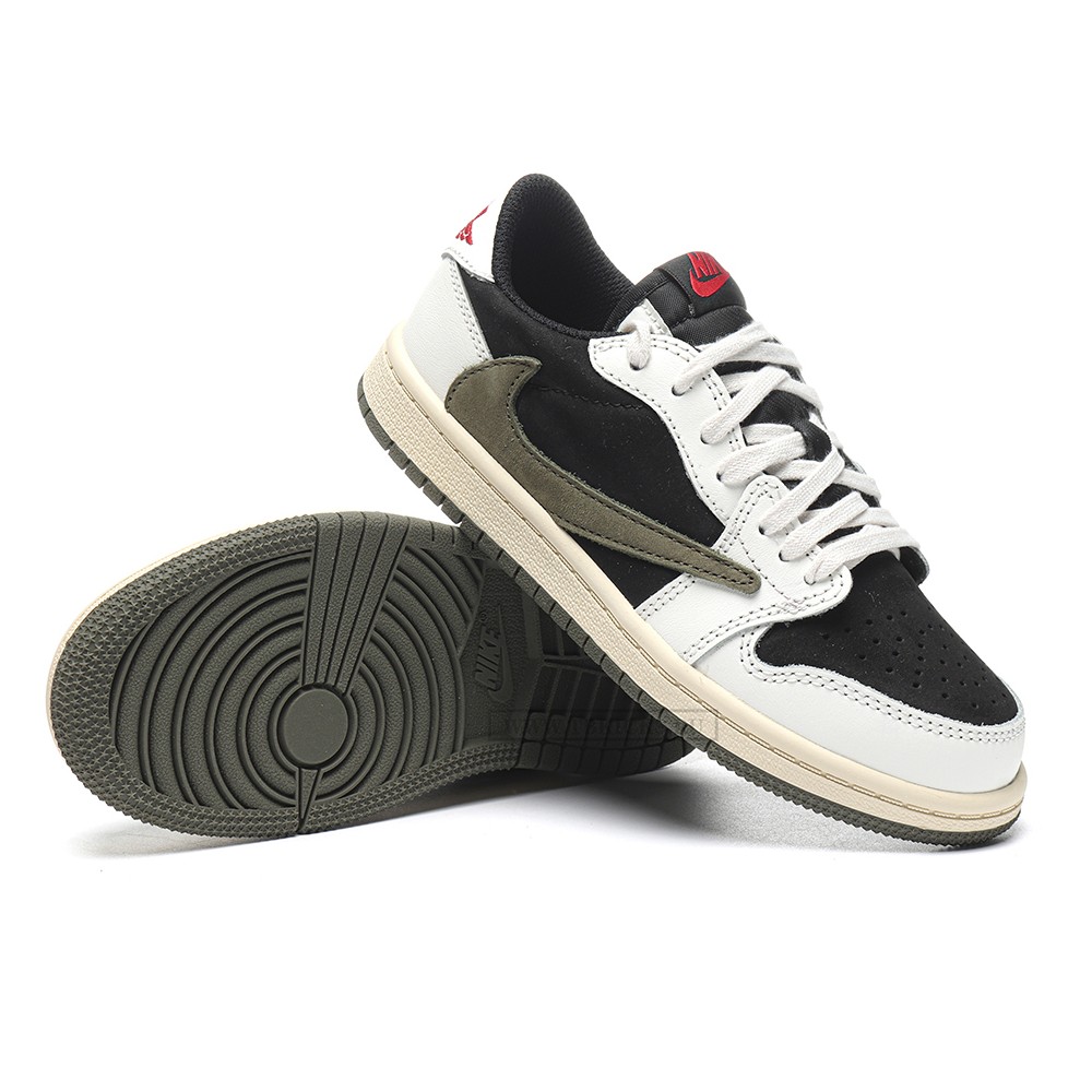 TBkicks Travis Scott Air Jordan 1 Low OG SP Olive (PS)