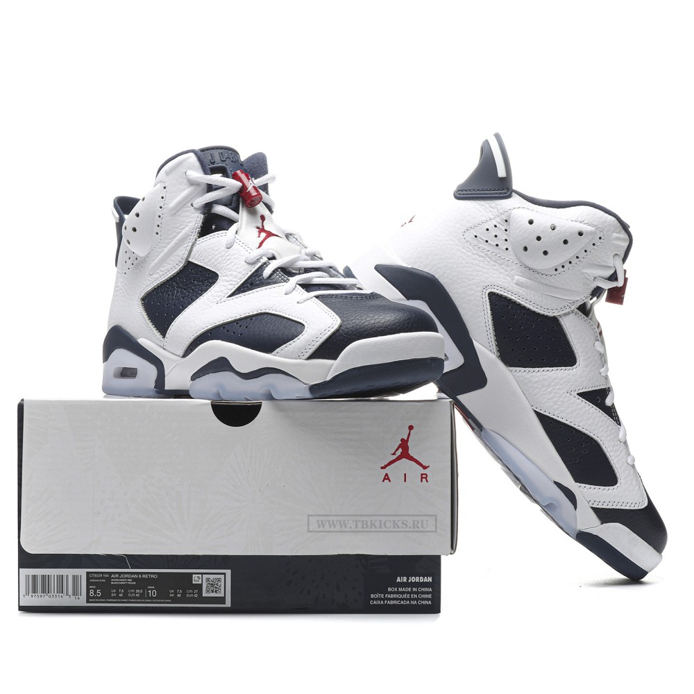 TBkicks Air Jordan 6 Retro Olympic (2024)