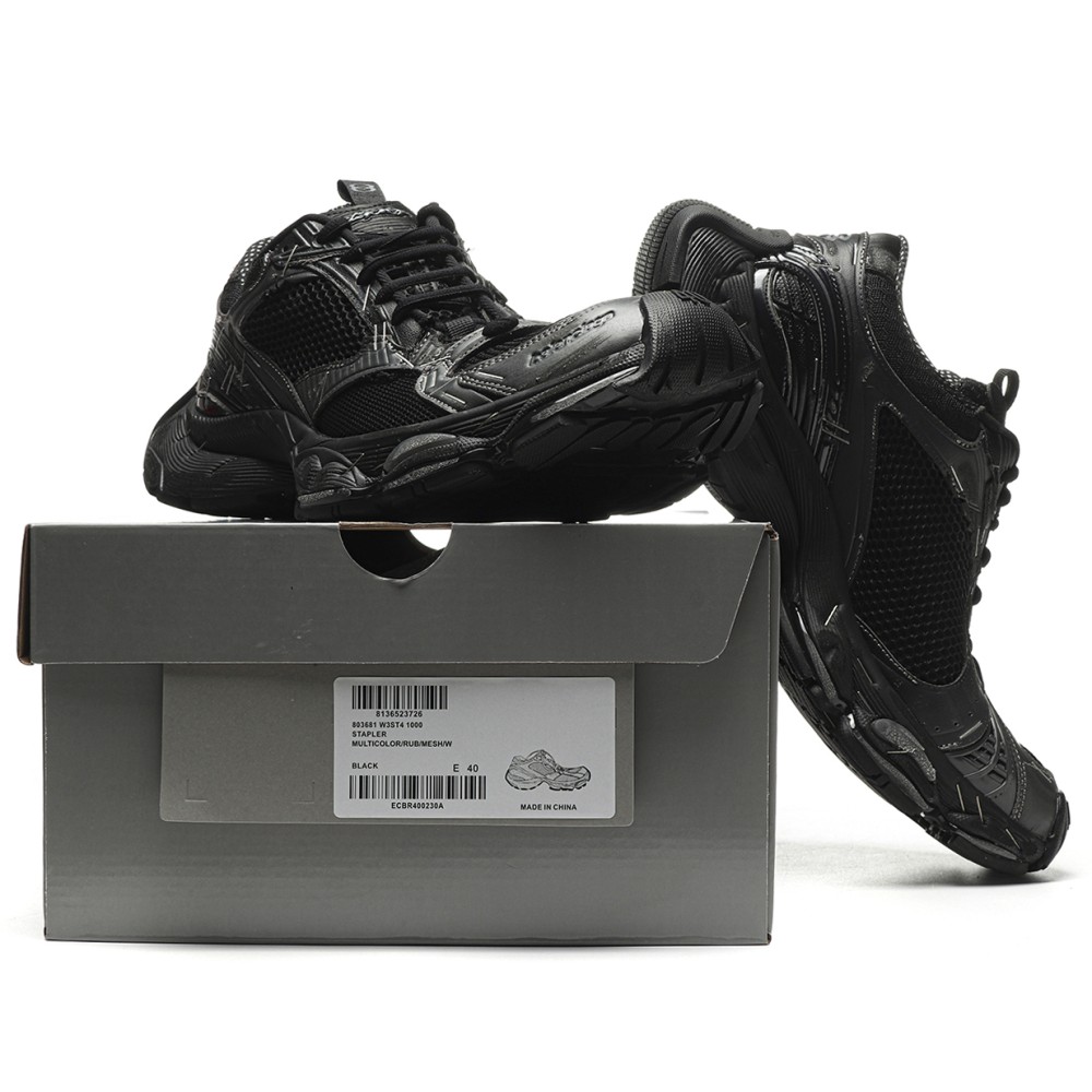 TBkicks Ba1enci*ga Stapler Sneaker Black