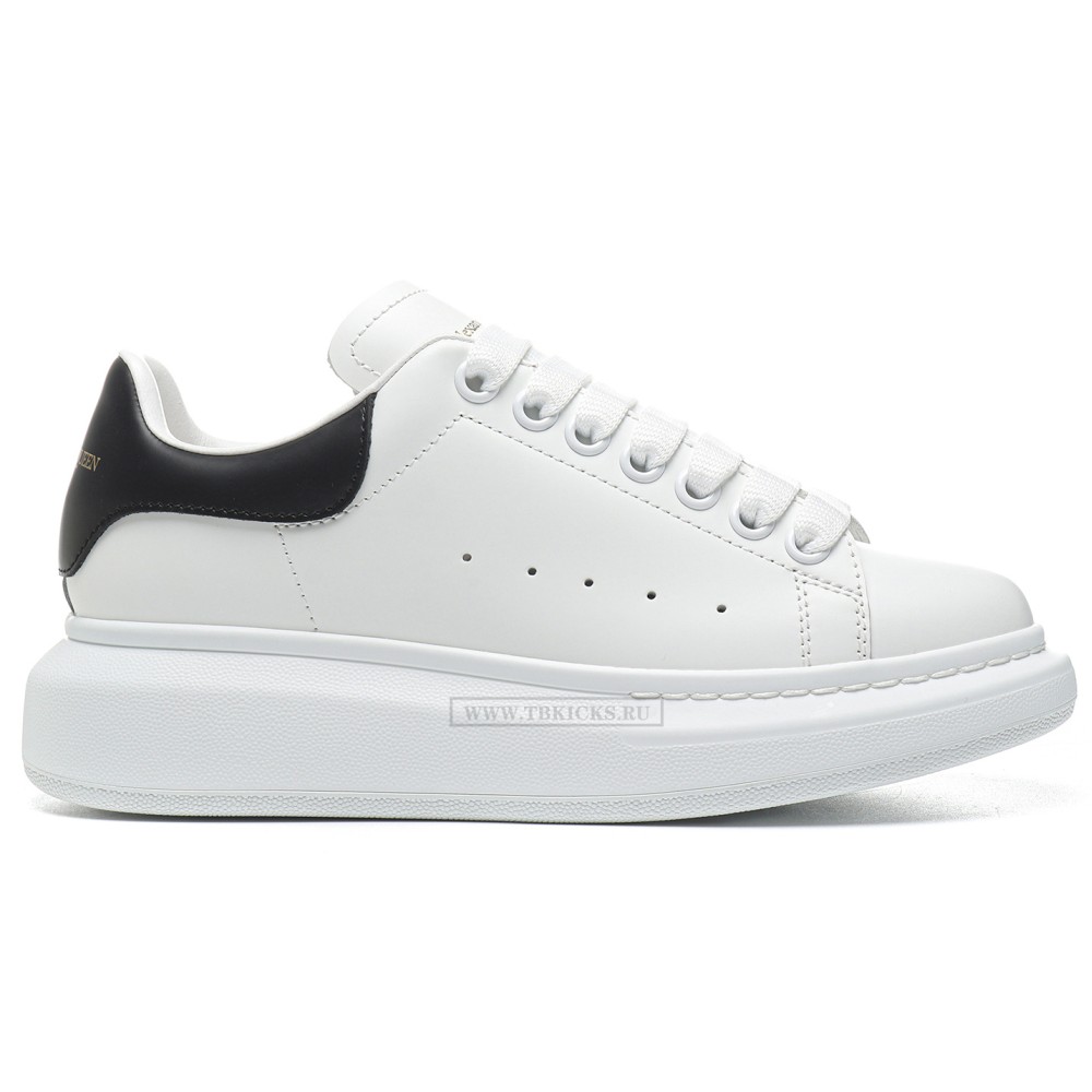 TBkicks A1EX*DER M*QUEEN Oversized White Black (with Black Leather back)