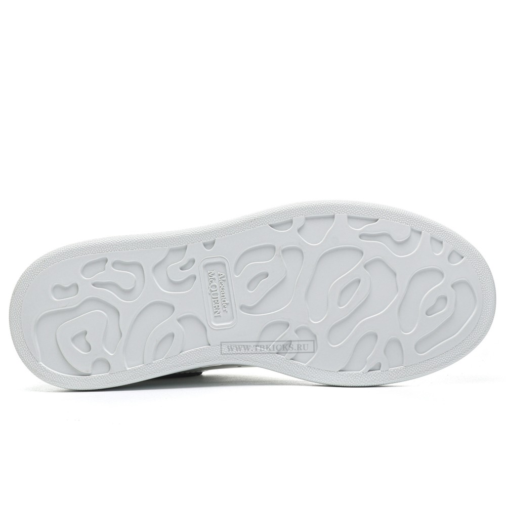 TBkicks A1EX*DER M*QUEEN Oversized White Black (with Black Leather back)