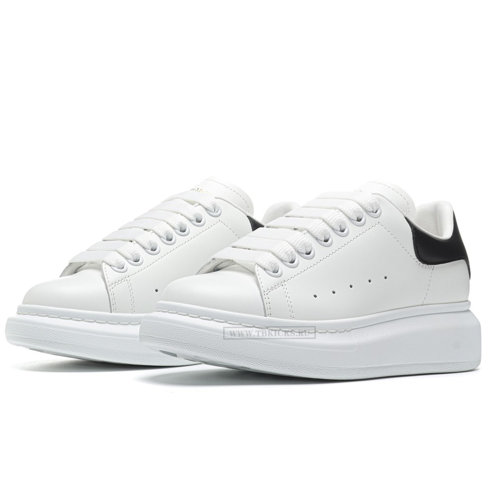 TBkicks A1EX*DER M*QUEEN Oversized White Black (with Black Leather back)
