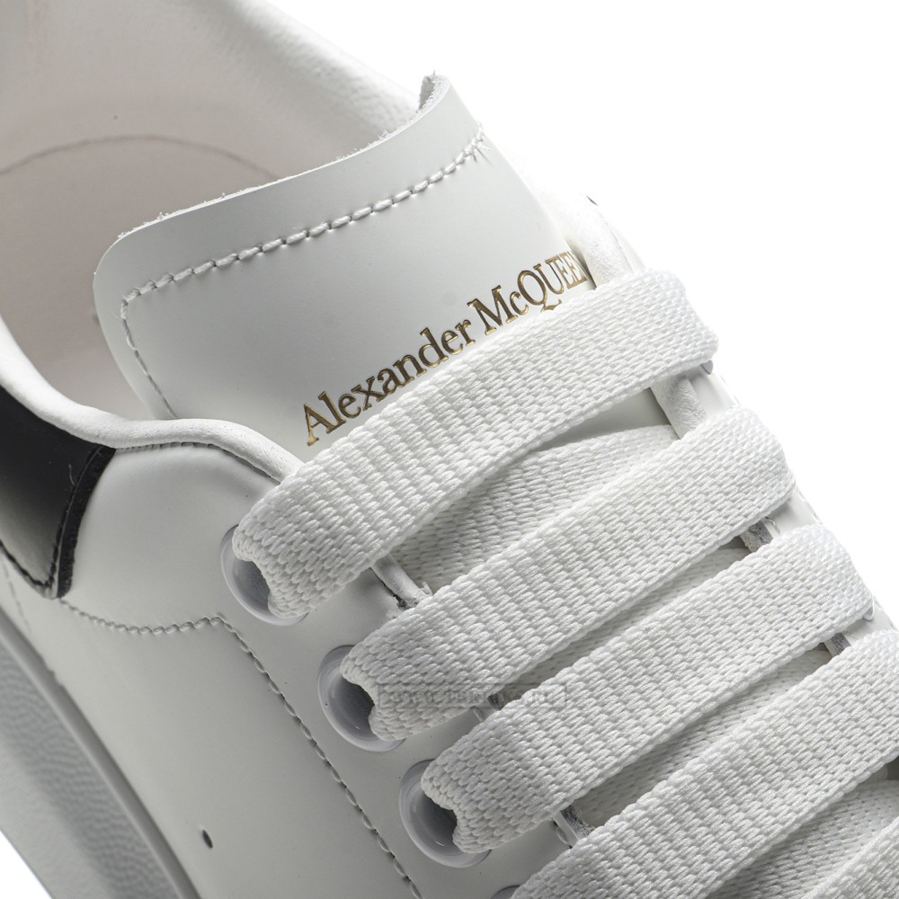 TBkicks A1EX*DER M*QUEEN Oversized White Black (with Black Leather back)
