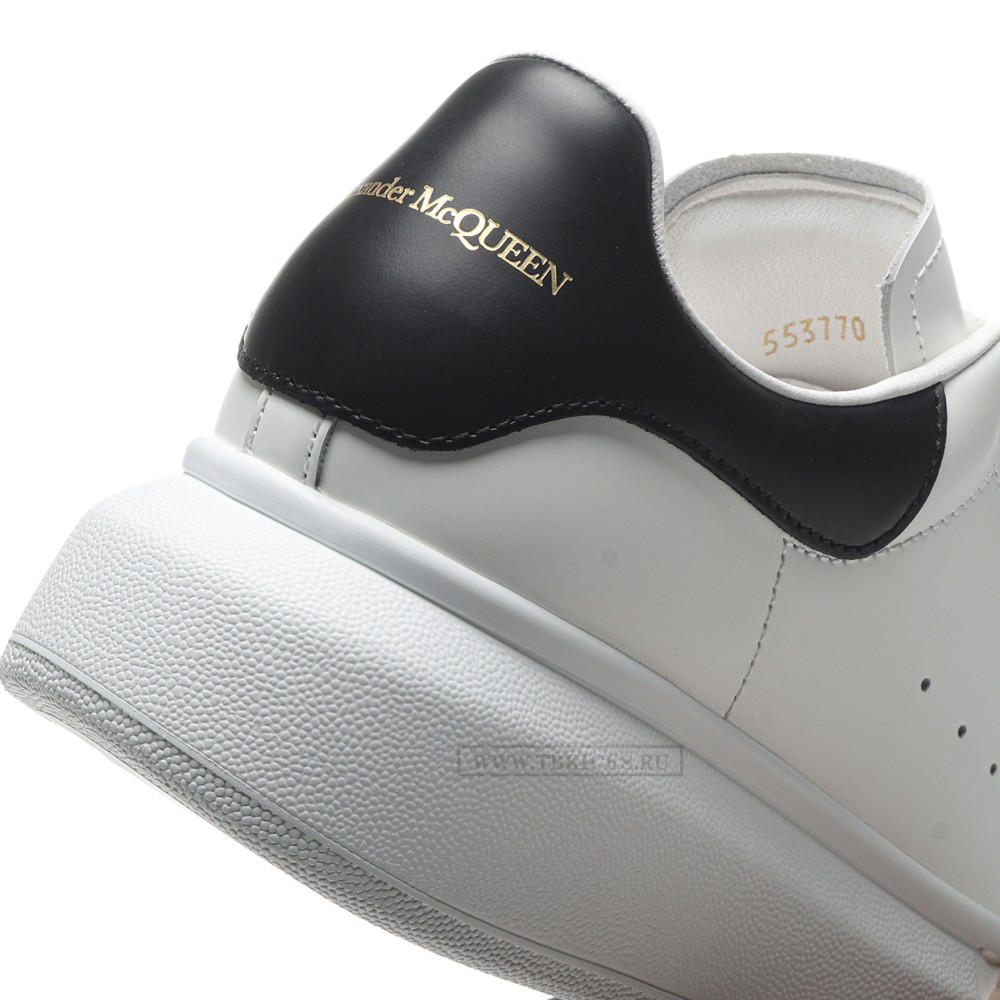 TBkicks A1EX*DER M*QUEEN Oversized White Black (with Black Leather back)