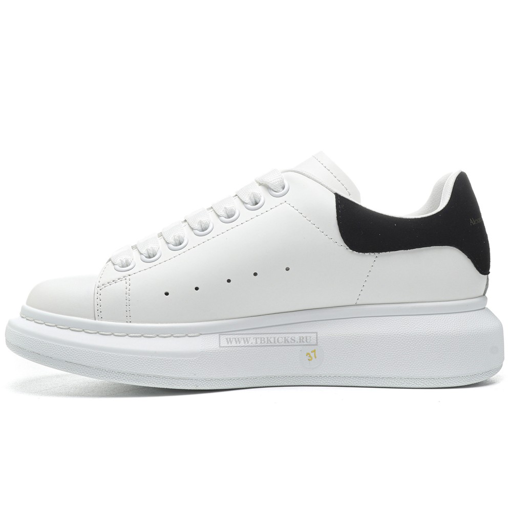 TBkicks A1EX*DER M*QUEEN Oversized White Black Women's  (with Black Suede back)