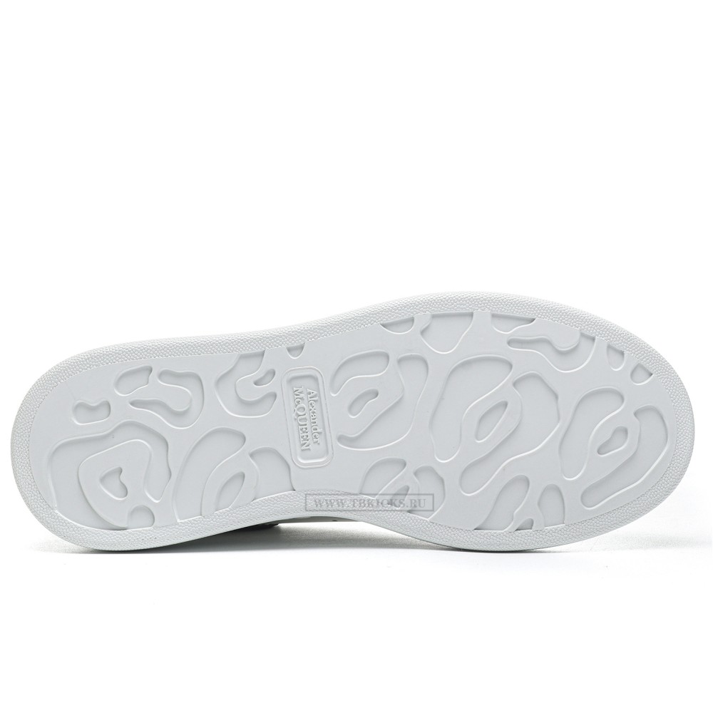 TBkicks A1EX*DER M*QUEEN Oversized White Black Women's  (with Black Suede back)